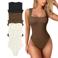 New Women's Sexy Sleeveless Jumpsuit Slimming High-elastic Belly-lifting Hip Slim-fit Jumpsuit main image 2