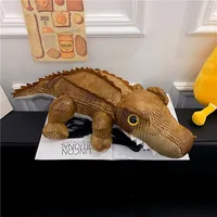 Kid'S Pu Leather Animal Crocodile Streetwear Oval Zipper Functional Backpack main image 3