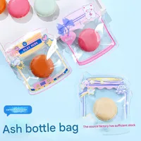Cartoon Mini Cute Universal Self-sealing Bag Transparent Snack Cookie Toy Storage Bag  Gift Gift Bag main image 1