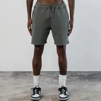 Adults Men's Club Gym Outdoor Simple Style Solid Color Knee Length main image 1