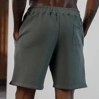 Adults Men's Club Gym Outdoor Simple Style Solid Color Knee Length main image 2