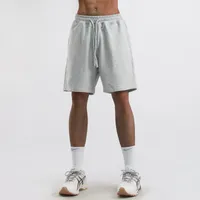 Adults Men's Club Fitness Running American Style Solid Color Knee Length sku image 4