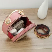 British Small Crowdsourcing Women's  New Vintage Handbag Creative Clock Watch Bag Wonderful Fun Small Round Bag main image 2