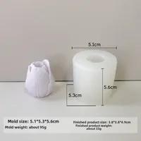 Jiahuimei Flower Aromatherapy Candle Silicone Mold DIY Petal Expanding Stone Handmade Soap Gypsum Gum Dropping Grinding Tool sku image 33
