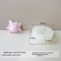 Jiahuimei Flower Aromatherapy Candle Silicone Mold DIY Petal Expanding Stone Handmade Soap Gypsum Gum Dropping Grinding Tool sku image 7