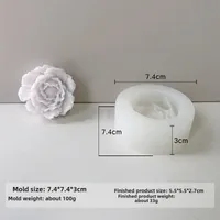 Jiahuimei Flower Aromatherapy Candle Silicone Mold DIY Petal Expanding Stone Handmade Soap Gypsum Gum Dropping Grinding Tool sku image 37