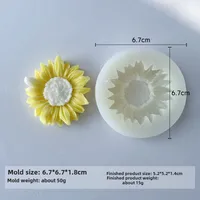 Jiahuimei Flower Aromatherapy Candle Silicone Mold DIY Petal Expanding Stone Handmade Soap Gypsum Gum Dropping Grinding Tool sku image 8