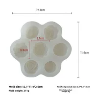 Jiahuimei Flower Aromatherapy Candle Silicone Mold DIY Petal Expanding Stone Handmade Soap Gypsum Gum Dropping Grinding Tool sku image 51
