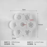 Jiahuimei Flower Aromatherapy Candle Silicone Mold DIY Petal Expanding Stone Handmade Soap Gypsum Gum Dropping Grinding Tool sku image 52