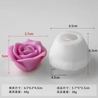 Jiahuimei Flower Aromatherapy Candle Silicone Mold DIY Petal Expanding Stone Handmade Soap Gypsum Gum Dropping Grinding Tool sku image 24