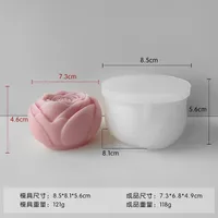 Jiahuimei Flower Aromatherapy Candle Silicone Mold DIY Petal Expanding Stone Handmade Soap Gypsum Gum Dropping Grinding Tool sku image 47