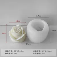 Jiahuimei Flower Aromatherapy Candle Silicone Mold DIY Petal Expanding Stone Handmade Soap Gypsum Gum Dropping Grinding Tool sku image 20