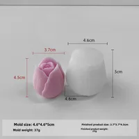 Jiahuimei Flower Aromatherapy Candle Silicone Mold DIY Petal Expanding Stone Handmade Soap Gypsum Gum Dropping Grinding Tool sku image 11