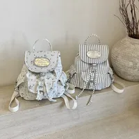 Ditsy Floral Stripe Casual Holiday Women's Backpack main image 1
