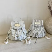 Ditsy Floral Stripe Casual Holiday Women's Backpack main image 2