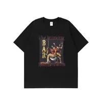 Jie Zhan Men's Wear | Funny Art Painting Printed T-shirt  Spring/Summer New American Street Loose Short Sleeve Jacket sku image 8