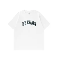 Jie Zhan Men's Wear | American Street Original Printing  New 220G Combed Cotton Tide Brand Loose Crewneck Short Sleeve sku image 3