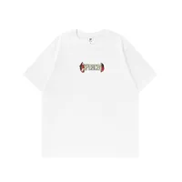 Jiezhan Men's | Peace Printing Fruit Fun T-shirt  Spring And Summer New Loose Tide Crewneck Top Short Sleeve sku image 6