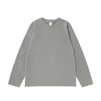 ABS Clothing | Double-sided Velvet Crew Neck Bottoming Long Sleeve T-shirt  Autumn And Winter New 260g Warm Elastic Jacket sku image 10