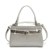 Women's Pu Leather Solid Color Elegant Streetwear Square Magnetic Buckle Shoulder Bag sku image 3
