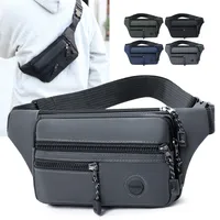 Chest Bag Waterproof Men's Waist Bag Personalized Leisure Outdoor Sports Shoulder Crossbody Fashion New Style Trendy Riding Bag main image 4