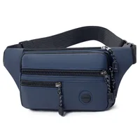 Chest Bag Waterproof Men's Waist Bag Personalized Leisure Outdoor Sports Shoulder Crossbody Fashion New Style Trendy Riding Bag sku image 3