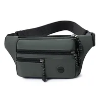 Chest Bag Waterproof Men's Waist Bag Personalized Leisure Outdoor Sports Shoulder Crossbody Fashion New Style Trendy Riding Bag sku image 4