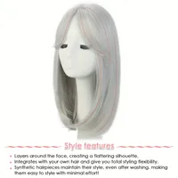 Women's Elegant Cute Sexy Brown Grey Black Holiday Prom Party Chemical Fiber High Temperature Wire Centre Parting Long Curly Hair Wigs main image 3