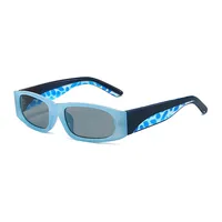 Casual Retro Vacation Solid Color Ac Square Full Frame Glasses main image 4