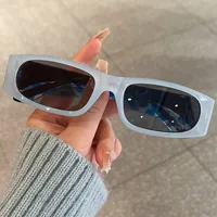 Casual Retro Vacation Solid Color Ac Square Full Frame Glasses main image 1
