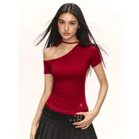 Women's T-shirt Short Sleeve T-Shirts Casual Elegant Solid Color main image 1