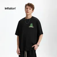 Jie Zhan Men's Wear | American Character Letter B Printed T-shirt  Spring/Summer New Street Loose Casual Short-sleeved Men main image 2