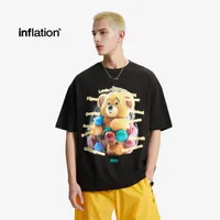Jie Zhan Men's Wear | Fun Bear Printed T-shirt  Spring/Summer New 200G American Street Leisure Printed Short Sleeve main image 1