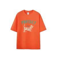Jiezhan Men's Wear | Dog Pulp Printed T-shirt  Spring And Summer New Fashion Brand Loose Fun Animal Short Sleeve Men's Style sku image 2