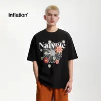 Jiezhan Men's Wear | Magic Color Foam Daisy Printed T-shirt  Spring/Summer New Street Trend Loose Short-sleeved Men main image 1