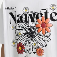 Jiezhan Men's Wear | Magic Color Foam Daisy Printed T-shirt  Spring/Summer New Street Trend Loose Short-sleeved Men main image 3