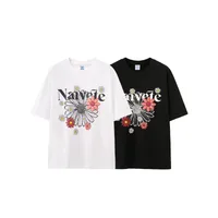 Jiezhan Men's Wear | Magic Color Foam Daisy Printed T-shirt  Spring/Summer New Street Trend Loose Short-sleeved Men main image 4