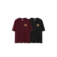 Jie Zhan Men's Wear | Gong Xi Fa Cai New Year Love Couple T-shirt  Spring/Summer New Street Loose Short Sleeve Men And Women main image 4