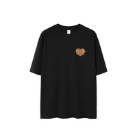 Jie Zhan Men's Wear | Gong Xi Fa Cai New Year Love Couple T-shirt  Spring/Summer New Street Loose Short Sleeve Men And Women sku image 3