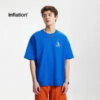 Jiezhan Men's Wear | American Sports Printed T-shirt  Spring/Summer New Loose Fashion Brand Heavy Crewneck Short Sleeve Top main image 3
