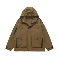 Jiezhan Men's Wear | Teflon Three-proof Workwear Hooded Charge Jacket  Spring Outdoor Multifunctional Jacket sku image 3