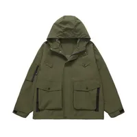 Jiezhan Men's Wear | Teflon Three-proof Workwear Hooded Charge Jacket  Spring Outdoor Multifunctional Jacket sku image 7
