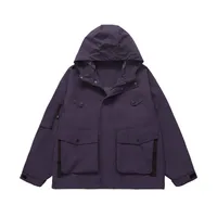 Jiezhan Men's Wear | Teflon Three-proof Workwear Hooded Charge Jacket  Spring Outdoor Multifunctional Jacket sku image 12