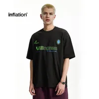Jie Zhan Men's Wear | American Letter Thick Plate Printed T-shirt  Spring/Summer Fashion Brand New Street Loose Short Sleeve Men And Women main image 2