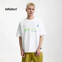 Jie Zhan Men's Wear | American Letter Thick Plate Printed T-shirt  Spring/Summer Fashion Brand New Street Loose Short Sleeve Men And Women main image 3