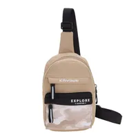 Spring And Summer New New Style Boy's Chest Bag Tooling Style Casual Shoulder Bag Women's Cute Printed Letter Crossbody Bag main image 5