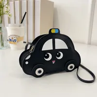 New Children's Bag Cartoon Cute Car Shoulder Crossbody Bag Boys And Girls Fashionable Coin Accessory Bag sku image 5