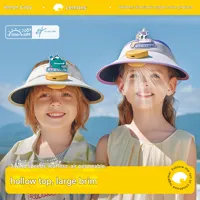 Lemon Baby Children Sun Hat Fan Hat Boys And Girls Sun Hat Summer Empty Top Big Brim Sun Hat main image 2