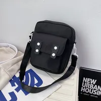 New Fashion Shoulder Bag Crossbody Women's Bag Cartoon Mobile Phone Backpack Casual Solid Color Small Square Bag Simple Travel Cloth Bag sku image 2