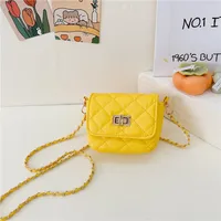 Girls' Bag New Style Cute Chain Children's Shoulder Crossbody Small Bag Fashion  Style Baby Mini Coin Purse sku image 3